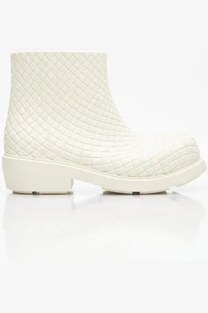Bottega Veneta Fireman Intreccio Ankle Bottes- Femme Bottines Et Bottes Eu - 37