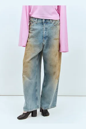 Acne Studios Distressed Super Sacgy Jeans - Femme Jeans Fr - 36