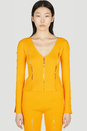 ESTER MANAS Cut Out Top - Femme Hauts Orange One Size