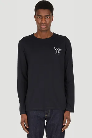 More Joy Embroidered Longues Manchese T-shirt - T-shirts Xs