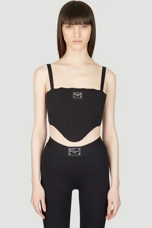 Dolce & Gabbana Logo Plaque Corset - Femme Hauts It - 40