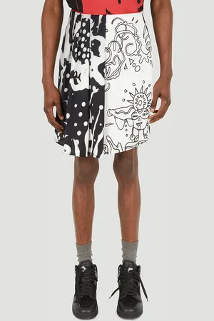 Honey Fucking Dijon Fluid Asymmetric Skirt - Shorts Xs