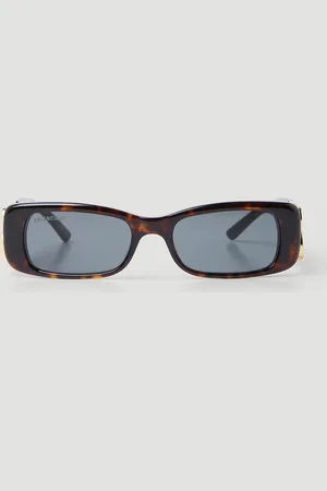 Balenciaga Dynasty Rectangle Sunglasses - Lunettes De Soleil One Size