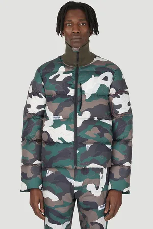 Kanghyuk Airbag Patched Down Jacket - Homme Blousons Green L
