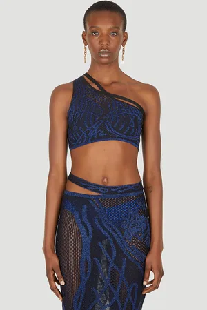 DI PETSA Birth Of Venus Knitted Crop Top - Femme Hauts L