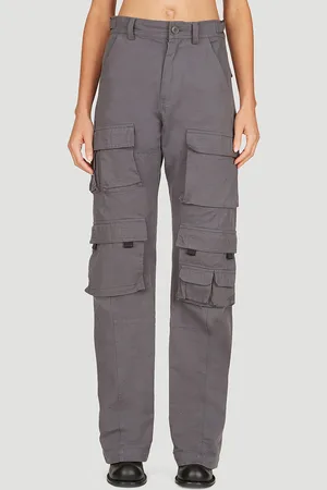 MARTINE ROSE Twist Seam Cargo Pantalon - Femme Pantalons Grey It - 42