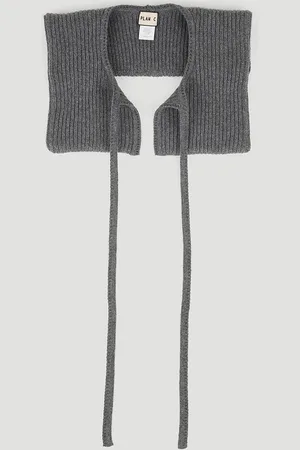 Plan C Knit Collar - Femme Echarpes Grey One Size