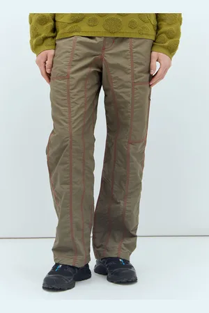 Brain Dead Triple Needle Bishop Pantalon - Homme Pantalons Green M