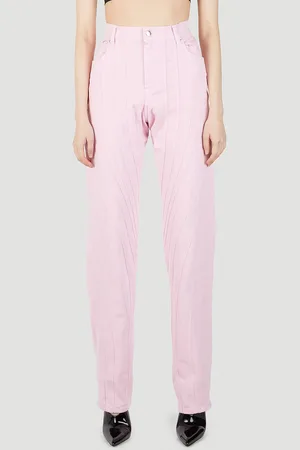 MUGLER Structured Panel Jeans - Femme Jeans Fr - 36