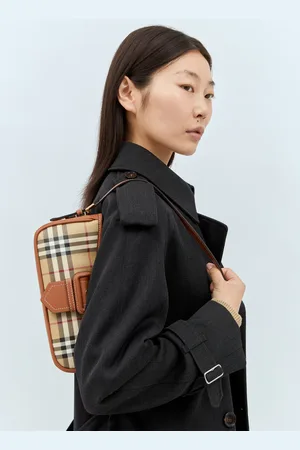 Burberry Check Sling épaulesSac - Femme Sacs À Épaule Beige One Size
