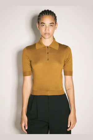 Saint Laurent Cassandre Polo Chemise- Femme T-shirts M
