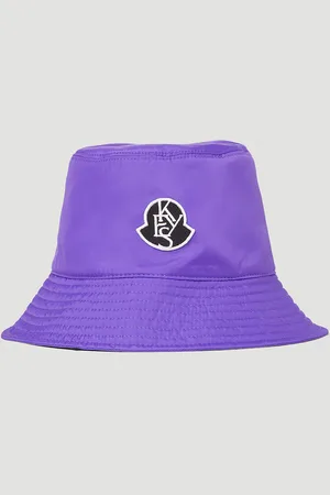 Moncler Logo Patch Bucket Hat - Femme Chapeaux S