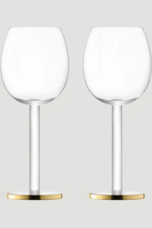LSA International Set Of Two Luca Wine Glasses - Glassware One Size