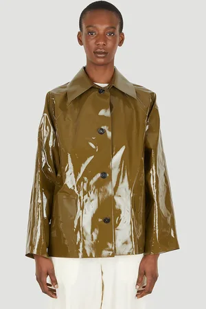 Kassl Editions Original Hip Lacquer Jacket - Femme Blousons Green Xl