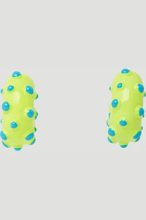 SAFSAFU Neon Rave Earrings - Femme Bijoux Green One Size