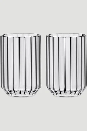 FFERRONE DESIGN Set Of Two Dearborn Water Glasses - Glassware Transparent One Size