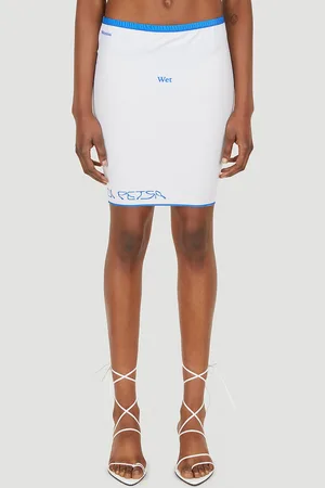 DI PETSA Wet Script Skirt - Femme Jupes S