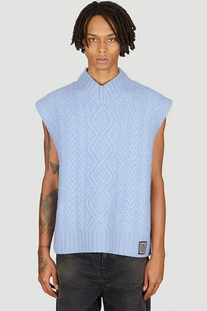 MARTINE ROSE Boiled Cable Vest - Homme Pulls S