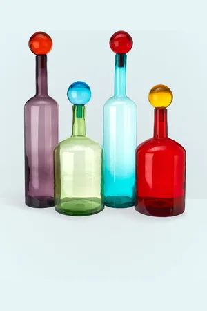 POLSPOTTEN Bubbles & Bottles Xxl Set - Decorative Objects Multicolour One Size