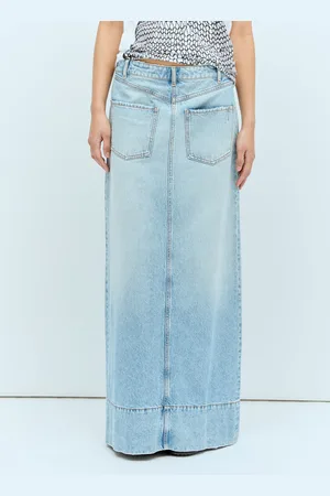 Sportmax Backwards Denim Skirt - Femme Jupes It - 38