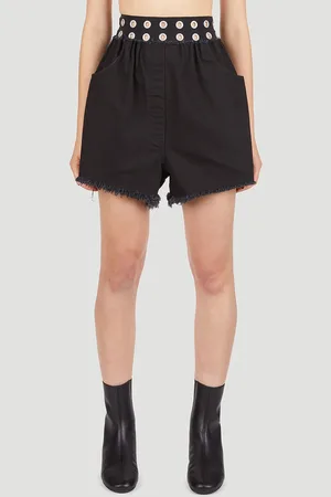 RAF SIMONS Eyelet Shorts - Femme Shorts Fr - 36