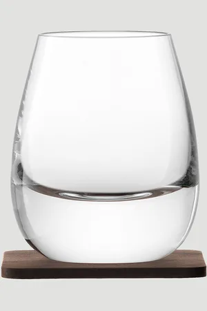 LSA International Set Of Two Islay Whiskey Glass And Coaster - Glassware Transparent One Size
