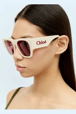 Chloé Naomy Sunglasses - Femme Lunettes De Soleil Ivory One Size