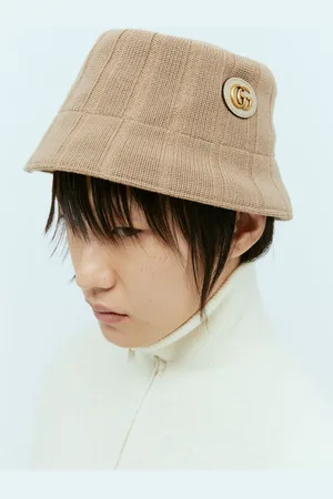 Gucci Woll Bucket Hat - Femme Chapeaux Beige M