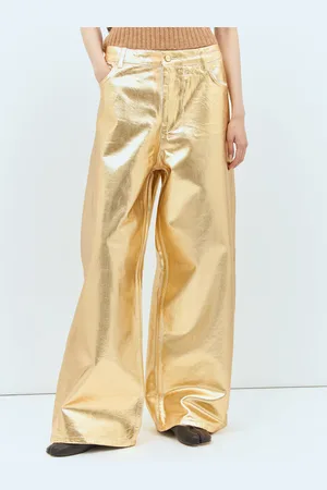 Ganni Foil Wide Jeans - Femme Jeans 27