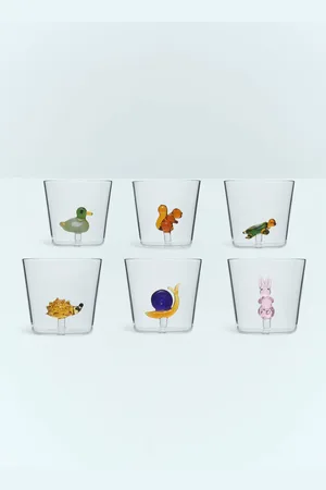 Ichendorf Milano Set Of Six Animal Farm Tumblers - Glassware Multicolour One Size