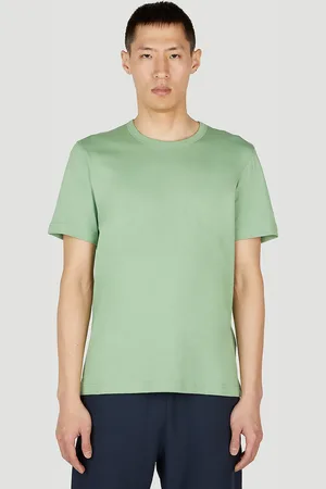 Champion Logo Embroidered T-shirt - Homme T-shirts Green L