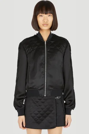 Durazzi Milano Furry Trim Bomber Jacket - Femme Blousons It - 38