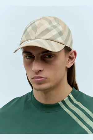 Burberry Check Baseball Cap - Chapeaux Beige M