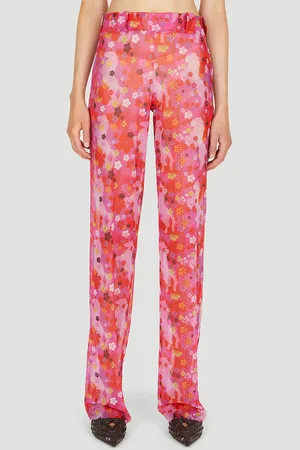 Louise Lyngh Bjerregaard Pony Print Office Pantalon - Femme Pantalons S