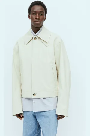 Bottega Veneta Canvas Blouson Jacket - Homme Blousons Beige Eu - 50