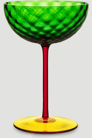 Dolce & Gabbana Champagne Glass In Murano Glass - Glassware Multicoloured One Size