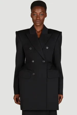 Balenciaga Hourglass Wool Blazer - Femme Blazers Fr - 36
