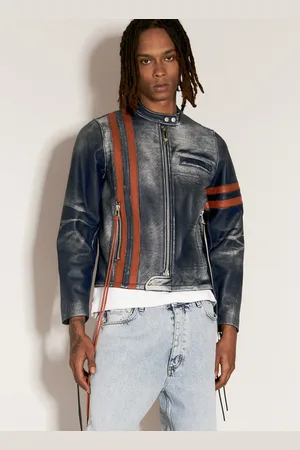 Eytys Damon Leather Jacket - Blousons Navy W 34/ M 44