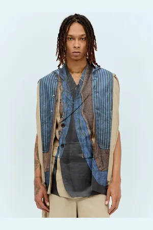 Comme des Garçons Printed Double-breasted Blazer - Homme Blazers 3