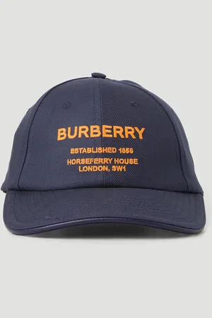 Burberry Logo Embroidered Baseball Cap - Femme Chapeaux L