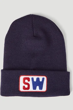 SAINTWOODS Sw Beanie Hat - Homme Chapeaux Navy One Size