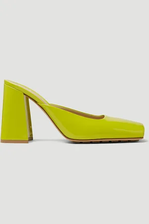 Bottega Veneta Tower High Heel Mules - Femme Talons Green Eu - 36