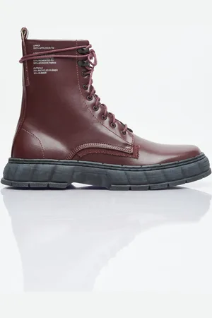 VIRON 1992 Appleskin Bottes- Bottines Burgundy Eu - 44