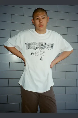 Beams T X Ln-cc T-shirt With Artwork By Esow - Homme T-shirts L