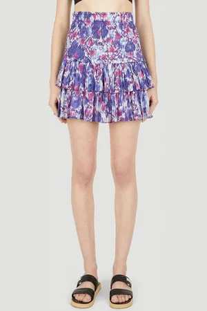 Isabel Marant Naomi Ruffle Mini Skirt - Femme Jupes Fr - 36