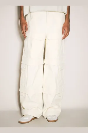 Entire Studios Canvas Cargo Pantalon - Homme Pantalons Cream M