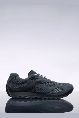 Bottega Veneta Orbit Leather Baskets- Homme BasketsGrey Eu - 42