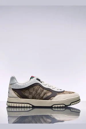 Gucci Re-web Baskets- Homme BasketsBeige Uk - 09
