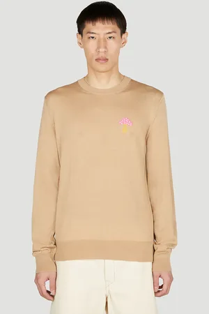 Comme des Garçons X Brett Westfall Mushroom Sweater - Homme Pulls Beige Xl