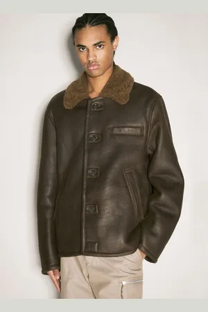 OUR LEGACY Alaska Leather Jacket - Homme Blousons Eu - 52